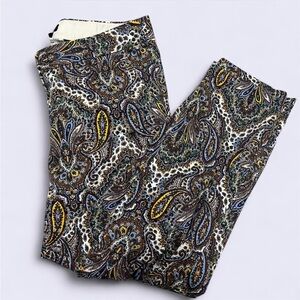 Paisley Print Pants